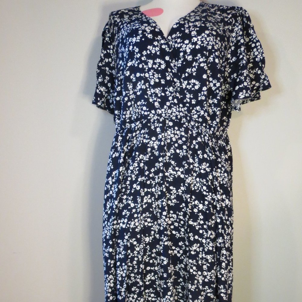 Bloomchic Indigo Floral Dress